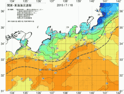 関東・東海海況速報/広域(2015/07/18)