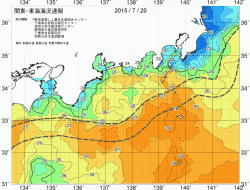 関東・東海海況速報/広域(2015/07/20)