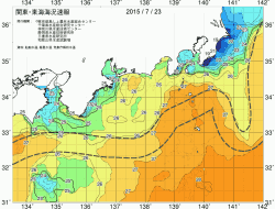 関東・東海海況速報/広域(2015/07/23)