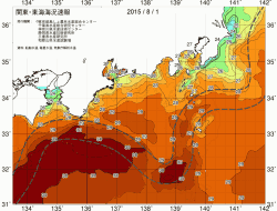 関東・東海海況速報/広域(2015/08/01)