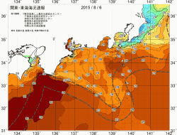関東・東海海況速報/広域(2015/08/06)