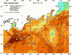 関東・東海海況速報/広域(2015/08/18)