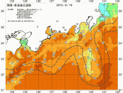 関東・東海海況速報/広域(2015/08/19)