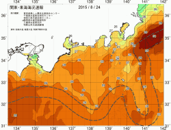 関東・東海海況速報/広域(2015/08/24)