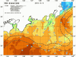 関東・東海海況速報/広域(2015/09/05)