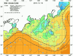 関東・東海海況速報/広域(2015/09/16)