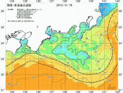 関東・東海海況速報/広域(2015/09/18)