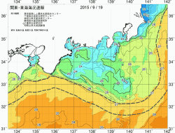 関東・東海海況速報/広域(2015/09/19)