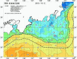 関東・東海海況速報/広域(2015/10/02)