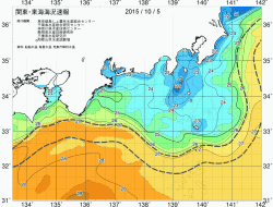 関東・東海海況速報/広域(2015/10/05)