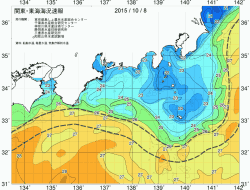 関東・東海海況速報/広域(2015/10/08)