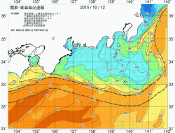 関東・東海海況速報/広域(2015/10/12)