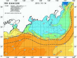 関東・東海海況速報/広域(2015/10/14)