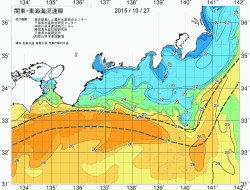 関東・東海海況速報/広域(2015/10/27)