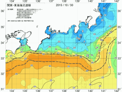 関東・東海海況速報/広域(2015/10/30)