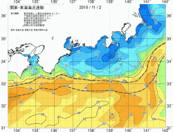 関東・東海海況速報/広域(2015/11/02)