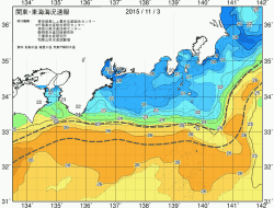 関東・東海海況速報/広域(2015/11/03)
