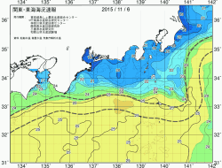 関東・東海海況速報/広域(2015/11/06)