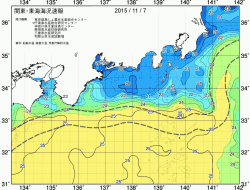 関東・東海海況速報/広域(2015/11/07)