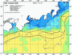関東・東海海況速報/広域(2015/11/09)
