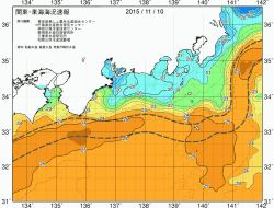 関東・東海海況速報/広域(2015/11/10)