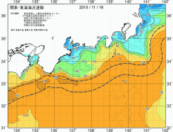 関東・東海海況速報/広域(2015/11/16)