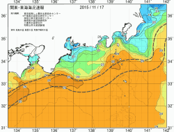 関東・東海海況速報/広域(2015/11/17)