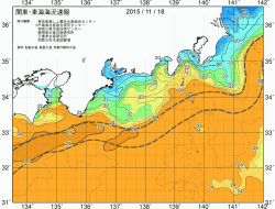 関東・東海海況速報/広域(2015/11/18)