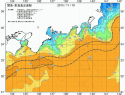 関東・東海海況速報/広域(2015/11/19)
