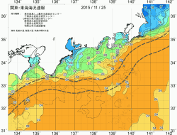 関東・東海海況速報/広域(2015/11/25)