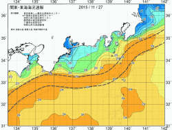 関東・東海海況速報/広域(2015/11/27)