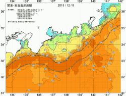 関東・東海海況速報/広域(2015/12/08)