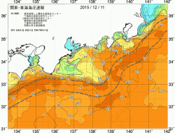 関東・東海海況速報/広域(2015/12/11)