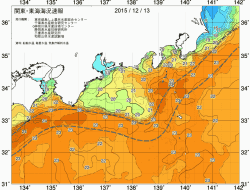 関東・東海海況速報/広域(2015/12/13)
