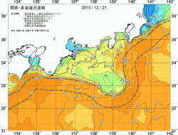 関東・東海海況速報/広域(2015/12/21)