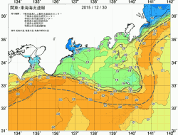 関東・東海海況速報/広域(2015/12/30)