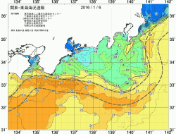 関東・東海海況速報/広域(2016/01/06)
