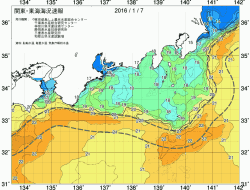 関東・東海海況速報/広域(2016/01/07)