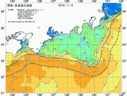 関東・東海海況速報/広域(2016/01/08)