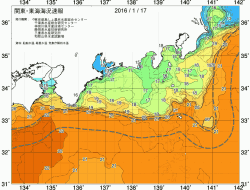 関東・東海海況速報/広域(2016/01/17)