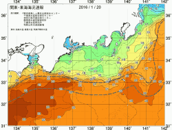 関東・東海海況速報/広域(2016/01/20)
