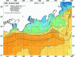 関東・東海海況速報/広域(2016/01/26)