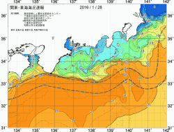 関東・東海海況速報/広域(2016/01/28)