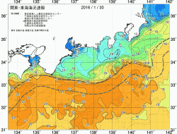 関東・東海海況速報/広域(2016/01/30)