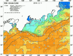 関東・東海海況速報/広域(2016/02/01)