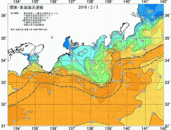関東・東海海況速報/広域(2016/02/03)