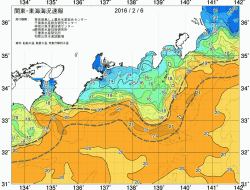 関東・東海海況速報/広域(2016/02/06)