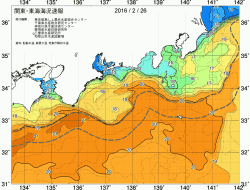 関東・東海海況速報/広域(2016/02/26)