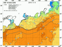 関東・東海海況速報/広域(2016/03/08)