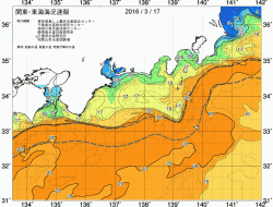 関東・東海海況速報/広域(2016/03/17)